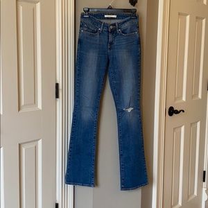 Levi’s 715 Bootcut jeans, size 24
